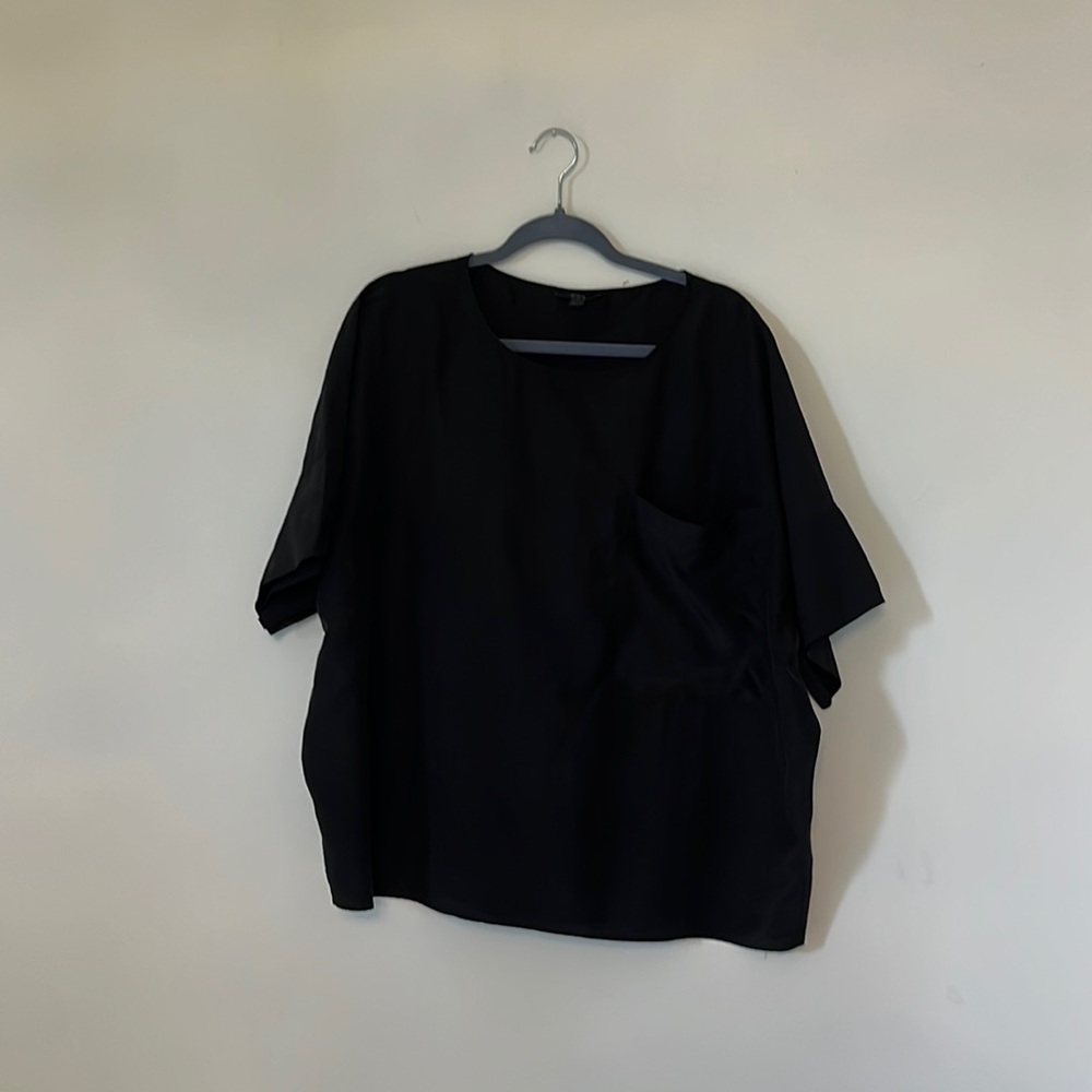 EUC COS Black Oversized Pocket Shirt (M)